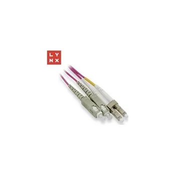 Kabel LYNX duplexní patch kabel MM, OM4, LC/SC, 50/125µm, 2m