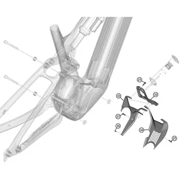 Kryt motoru Kryt motoru Haibike Gen5 CX CF vc.šroubu