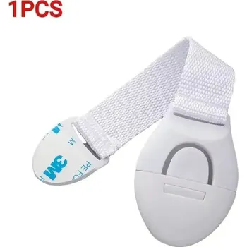 Dětský bezpečnostní prvek Bezpečnostní zámek na skříň pro děti | dětská pojistka, plastový zámek - 1 ks