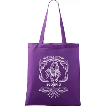 Scorpio - vintage - Taška bavlněná - 42 x 38 cm ( Fialová )