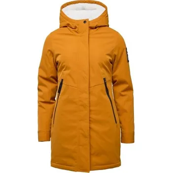 Dámský kabát Dámský kabát LOAP NABRA XS Žlutá, Černá