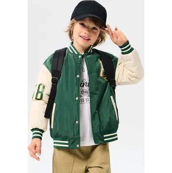 Chlapecká bunda Sinsay - Bunda bomber - zelená - 218DL-96X - 218DL-96X-98