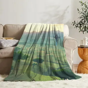 Dětská deka Jemná dětská deka motiv Zelda flísová | přikrývka, deka na spaní - z18 , 150x200cm