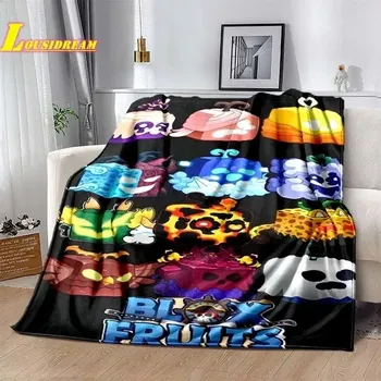 Dětská deka Deka s motivem blox fruits | dětská deka, cestovní přikrývka - 22 , 100x150CM