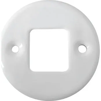 vypínač Elhard Náhradní keramická krytka pro dvoupáčkový vypínač, bílá