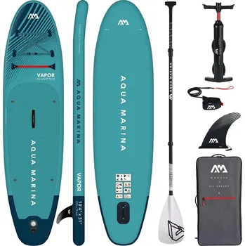 Paddleboard AQUA MARINA Nafukovací SUP Aqua Marina VAPOR 10'4" + PÁDLO SOLID BÍLÁ|MODRÁ|ZELENÁ