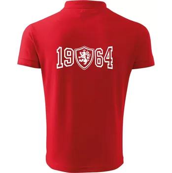 Pánská košile Narozeninový motiv - znak - 1964 - Polokošile pánská Pique Polo 203 - 2XL ( Červená )