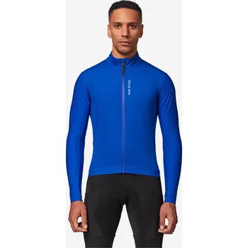 Cyklistická bunda VAN RYSEL Pánská zimní bunda na silniční cyklistiku RCR 2 L MODRÁ
