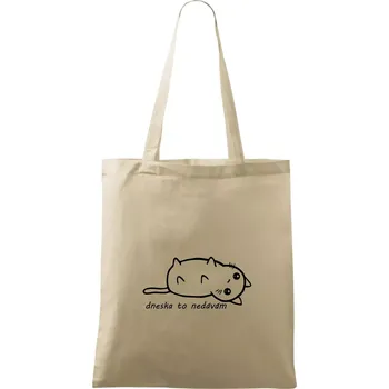 Nákupní taška Dneska to nedávám - Taška bavlněná - 42 x 38 cm ( Naturální )