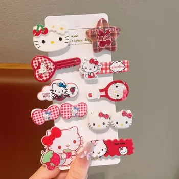 10 ks sponky hello kitty do vlasů | dětské sponky doplňky - Hello Kitty 4