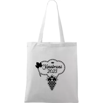 Vinobraní 2023 - Taška bavlněná - 42 x 38 cm ( Bílá )