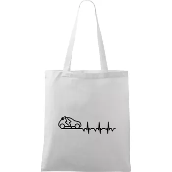 Ekg elektromobil - Taška bavlněná - 42 x 38 cm ( Bílá )