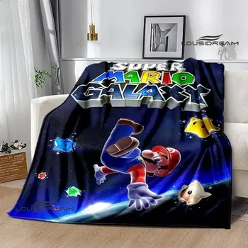 Dětská deka 3D deka mario bros pikniková přikrývka | dětská deka, teplá přikrývka - 25 , 100x130CM