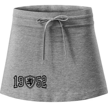 Dámská sukně Narozeninový motiv - znak - 1952 - Sportovní sukně - two in one - M ( Tmavě šedý melír )