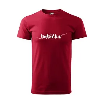 Pánská móda Tričko s potiskem Babička: červené 3XL