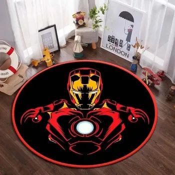Koberec Avengers kulatý koberec Marvel pro děti | dětský koberec, kulatý koberec - 10 , 80x80cm