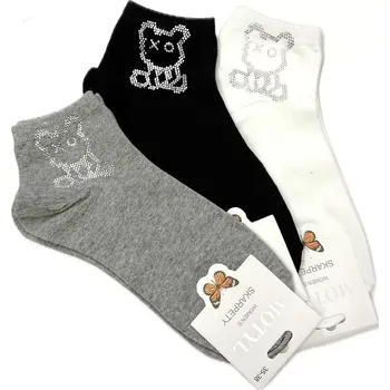 Pánské ponožky Ponožky WiK Butterfly 024 Sequins Cotton 04 35-42 šedá 39-42