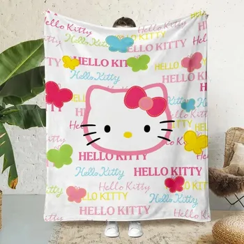 Dětská deka Hello kitty měkká cestovní deka | dětská deka, pikniková deka - 19 , 150x180cm