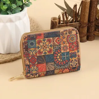 Peněženka Stylová korková peněženka s velkou kapacitou | peněženka, cestovní doplněk - Styl 3