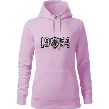 Dámská mikina Narozeninový motiv - znak - 1954 - Mikina dámská Cape s kapucí - S ( Orchid )