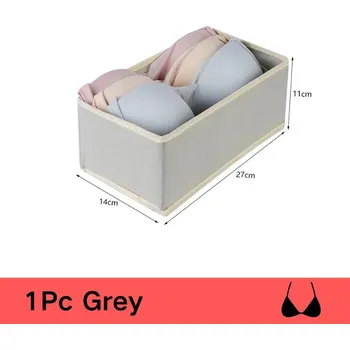 Úložný box Textilní skládací úložný box na prádlo | úložný box, skládací box - světlešedá-M