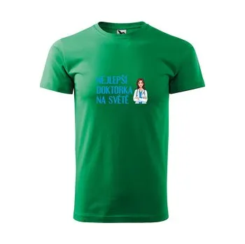 Pánská móda Tričko s potiskem Nejlepší doktorka na světě: zelené 4XL