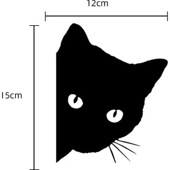 Samolepicí dekorace na vozidlo Samolepka kočka na auto nebo okno | dekorace samolepka, samolepka kočka - C-S