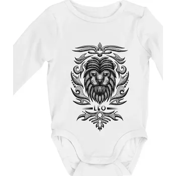 Kojenecký body Leo - vintage - Body kojenecké s dlouhým rukávem - Dlouhý r. do 3 měs ( Bílá )