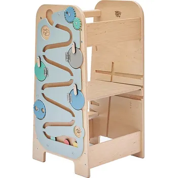 učicí věž Busykids Montessori učící věž 5In1 Mint