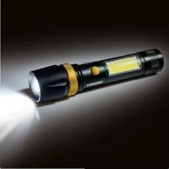 Svítilna TIROSS LED baterka TS1886,10W, USB, ZOOM