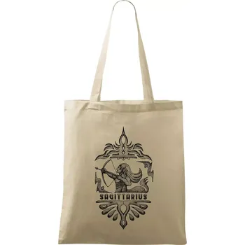 Nákupní taška Sagittarius - vintage - Taška bavlněná - 42 x 38 cm ( Naturální )
