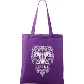 Aries - vintage - Taška bavlněná - 42 x 38 cm ( Fialová )