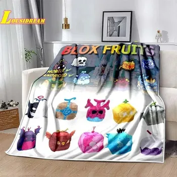 Dětská deka Deka s motivem blox fruits | dětská deka, cestovní přikrývka - 26 , 100x150CM