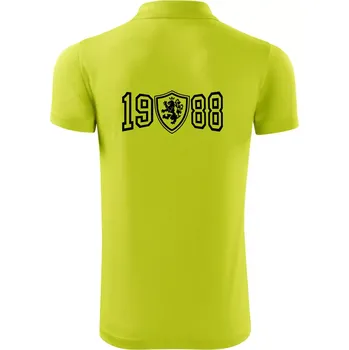 Pánská košile Narozeninový motiv - znak - 1988 - Polokošile Victory sportovní (dresovina) - 2XL ( Limetková )