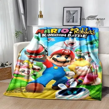 Dětská deka 3D deka mario bros pikniková přikrývka | dětská deka, teplá přikrývka - 28 let , 100x150CM