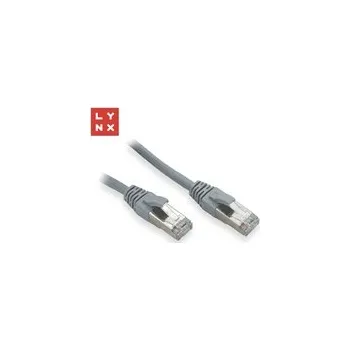 Kabel LYNX FTP patch kabel Cat5e PVC, CCA, 10m, šedý