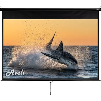 Projekční plátno Nástěnné projekční plátno AVELI, 200x125cm (16:10) 92", černý tubus