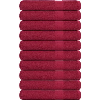 vidaXL Ručníky 10 ks 100x200 cm 360 g/m² 100% bavlna [137036] Barva: Černá a maskáčová