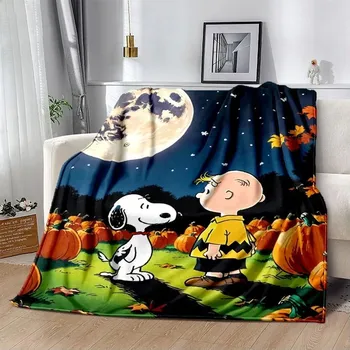 Dětská deka Snoopy kreslená měkká deka kawaii stylu | dětská přikrývka, flísová deka - 11 , 75x90cm