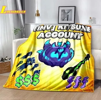 Dětská deka Deka s motivem blox fruits | dětská deka, cestovní přikrývka - 14 , 70x100cm