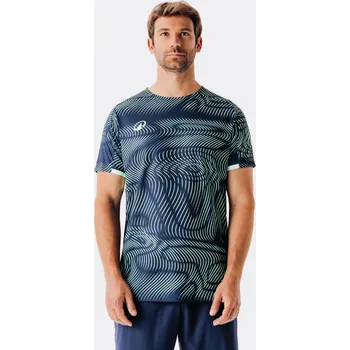 cyklistický dres KIPSTA Dres Club Wavy pro dospělé 2XL BEZBARVÁ|MODRÁ|ZELENÁ