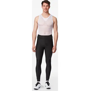 Cyklistické kalhoty VAN RYSEL Pánské zimní kalhoty na silniční cyklistiku EDR XL ČERNÁ