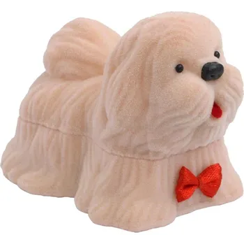 Dárková krabička Dárková krabička na dětské šperky - béžový pejsek