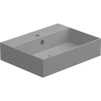 Umyvadlo Umyvadlo Zenith BW 60 hranaté, keramické, fumo matné, 60x46 cm, ZELAVBW60038