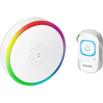 Domovní zvonek Bezdrátový zvonek na baterie, 60 melodií