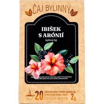 Čaj Choco Bonté Čaj bylinný ibišek s arónií