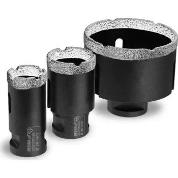 Vrták DEDRA-EXIM Sada diamantových korunkových vrtáků 28,35,68mm DED1592SZ05