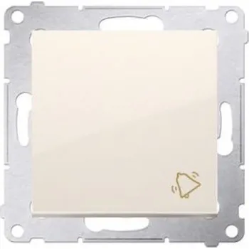 Domovní zvonek Kontakt-Simon Simon 54 zvonkové tlačítko modul béžový