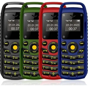 Mobilní telefon Mobilní telefon miniaturní B25 2SIM červený