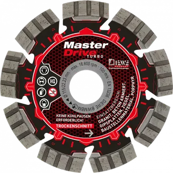 Řezný kotouč DIEWE Master Drive Turbo diamantový kotouč Ø230 mm